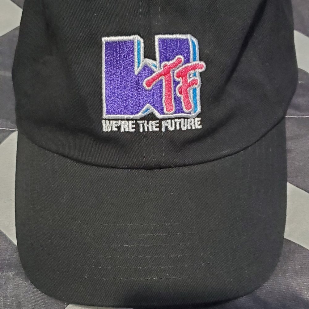 Futuristic We're the future MTV Style dad hat